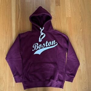 Boston Maroon Hoodie